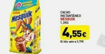 Hiperber Cacao nesquik oferta