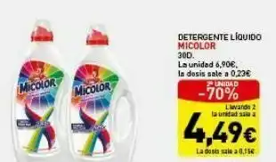Hiperber Detergente líquido micolor oferta