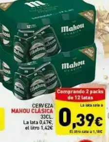 Hiperber Cerveza mahou oferta