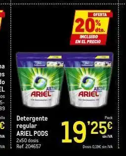 Makro Detergente ariel oferta