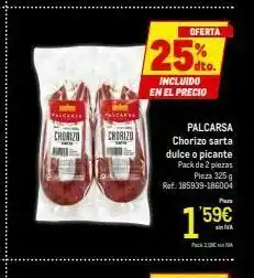 Makro Chorizo palcarsa oferta