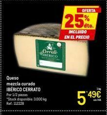 Makro Queso mezcla curado cerrato oferta