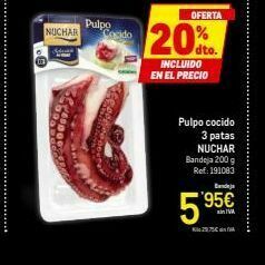 Makro Pulpo cocido oferta
