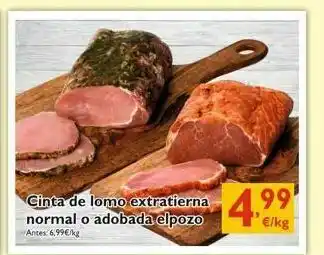 Supermercados La Despensa Cinta de lomo elpozo oferta