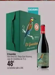 El Corte Inglés Do rioja gran reserva oferta