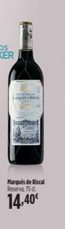 El Corte Inglés Producto marqués de riscal oferta