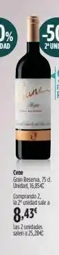 El Corte Inglés Producto gran reserva oferta