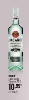 El Corte Inglés Producto bacardi oferta
