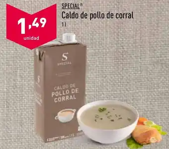 ALDI Caldo de Pollo de Corral 1 L oferta