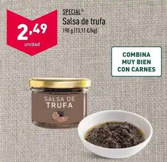 ALDI Salsa de trufa 190 g oferta