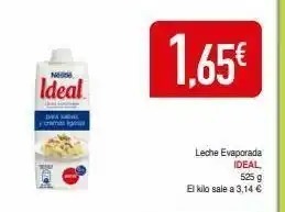 Leche evaporada ideal