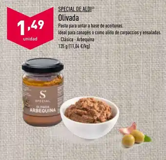 ALDI Olivada 135 g oferta