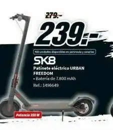 MediaMarkt Patinete eléctrico urban oferta