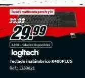 MediaMarkt Teclado inalámbrico logitech oferta