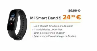 MediaMarkt Pulsera de actividad xiaomi oferta