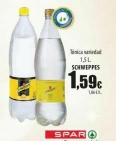 SPAR Lanzarote Tónica schweppes oferta
