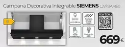 Tien 21 Siemens - campana decorativa integrable oferta