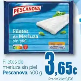 Unide Supermercados PESCANOVA Filetes de merluza sin piel oferta