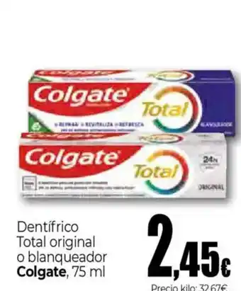 Unide Supermercados COLGATE Dentifrico Total original o blanqueador oferta