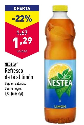 ALDI Refresco de Té Al Limón oferta