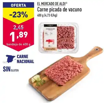 ALDI Carne Picada de Vacuno 400 g oferta
