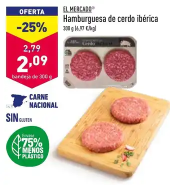 ALDI Hamburguesa de Cerdo Ibérica 300 g oferta