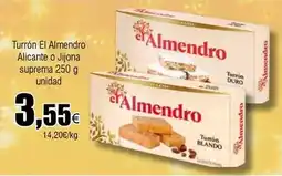 FROIZ El almendro - turrón alicante o jijona suprema oferta