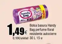 FROIZ Handy bag - bolsa basura bag perfume floral resistente autocierre oferta