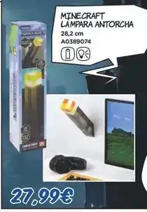 Juguettos Minecraft - lámpara antorcha oferta
