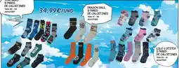 Juguettos Dragon ball 12 pares de calcetines oferta