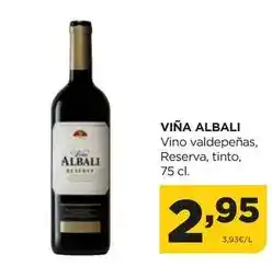 Alimerka Viña albali - vino valdepenas reserva, tinto oferta