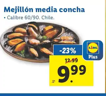 Lidl Mejillón media concha oferta