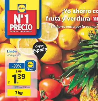 Lidl Limón oferta