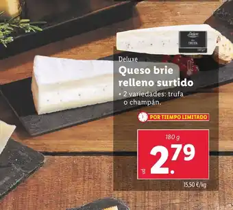 Lidl Queso brie relleno surtido oferta