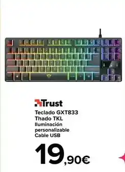 Carrefour Trust - teclado gxt833 thado tkl oferta