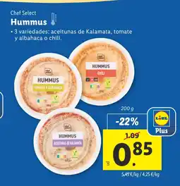 Lidl CHEF SELECT Hummus oferta