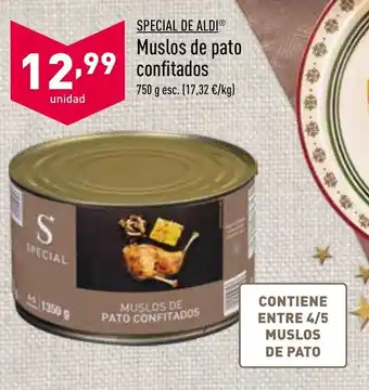 ALDI Muslos de pato confitados oferta