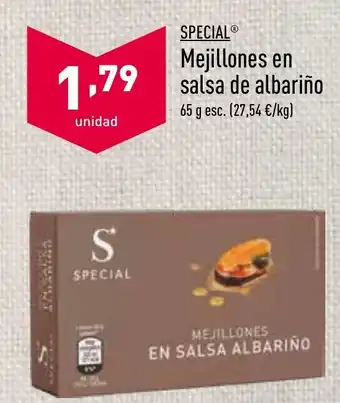 ALDI Mejillones en Salsa de Albariño oferta