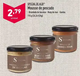 ALDI Mousse de Pescado 115 g oferta