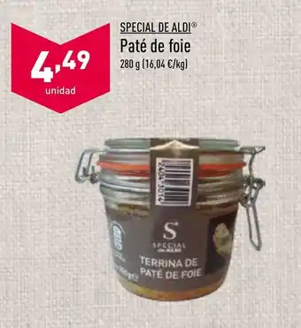 ALDI Terrina de Paté de foie oferta