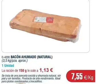 Abordo Ideal - bacón ahumado (natural) oferta