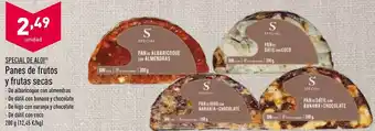 ALDI Panes de Frutos y Frutas Secas 200 g oferta