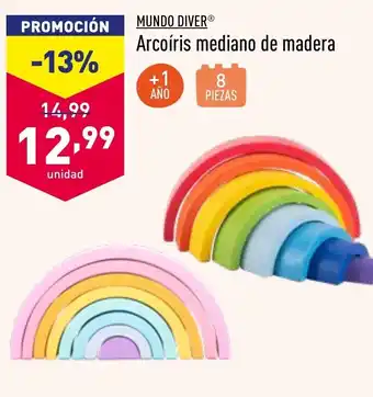 ALDI Arcoíris Mediano de Madera oferta