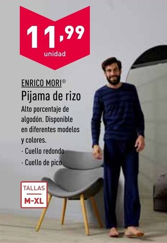 ALDI Enrico Mori Pijama de Rizo oferta
