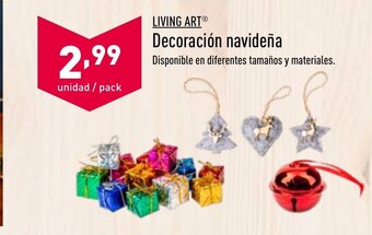 ALDI Living Art Decoración Navideña oferta