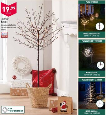 ALDI Lightzone Árbol LED oferta
