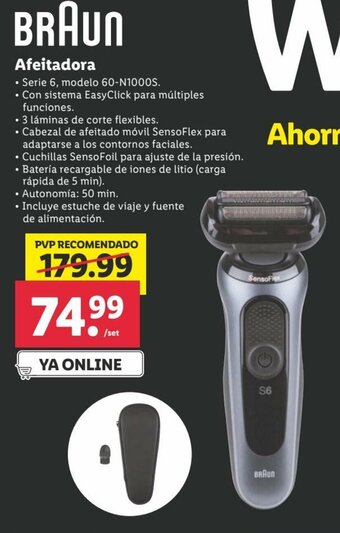 Lidl Braun Afeitadora oferta