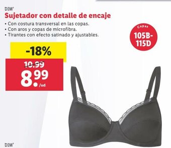 Lidl Sujetador con Detalle de Encaje oferta