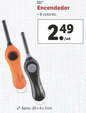 Lidl BIC Encendedor oferta
