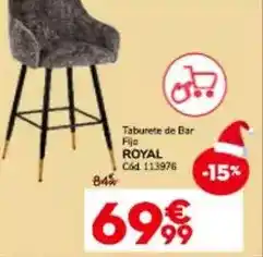 Conforama Royal - taburete de bar oferta